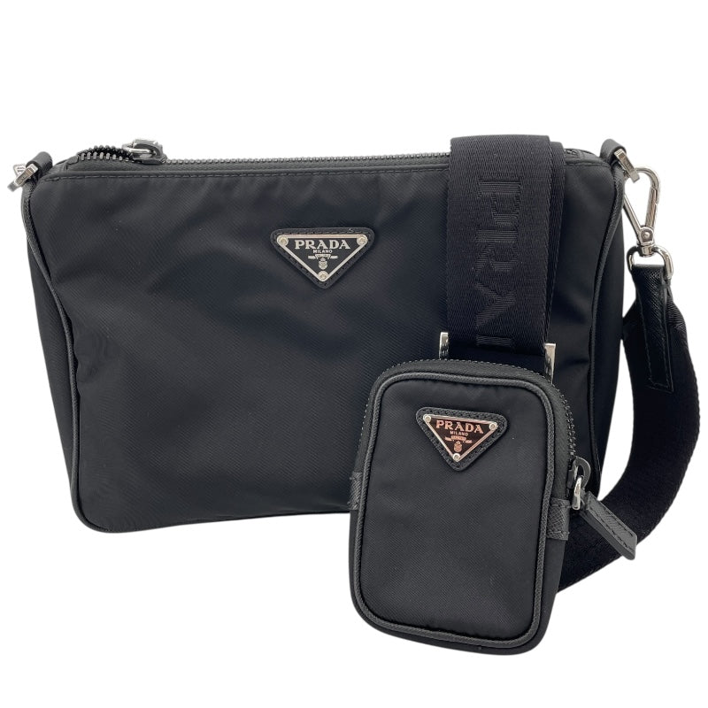 プラダ PRADA Re-Nylon ショルダーバッグ 2VH113 ブラック