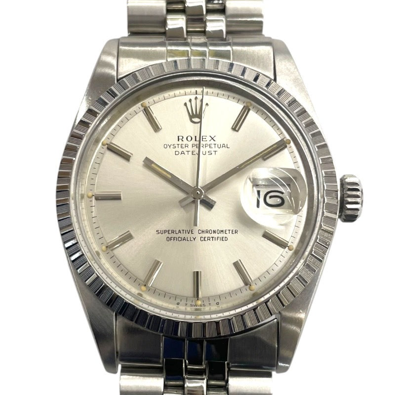 ロレックス デイトジャスト 自動巻き 腕時計 シルバー