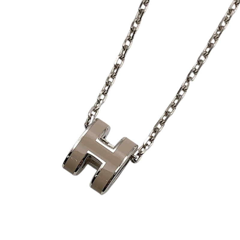 エルメス HERMES ポップアッシュミニ ネックレス マロングラッセ