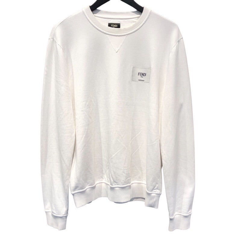 フェンディ FENDI ロゴ刺繍トレーナー FY1132 コットン メンズ