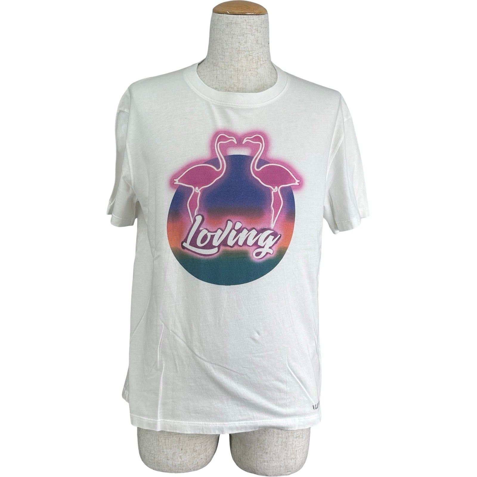 ヴァレンティノ VALENTINO プリントTシャツ QV3MG13E46M ホワイト 