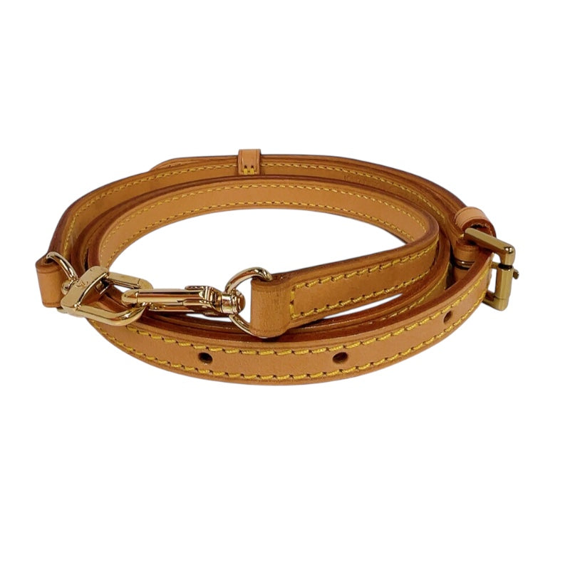 ルイヴィトン ヌメ革 ストラップ ルイ・ヴィトン LOUIS VUITTON ベージュ ゴールド金具 ヌメ革