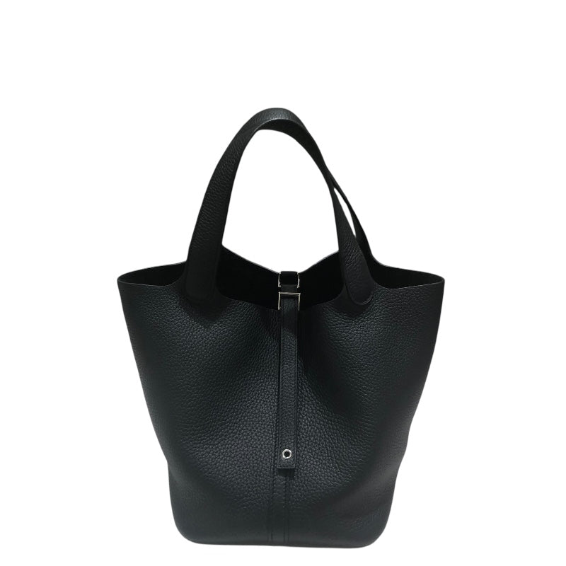 エルメス HERMES ピコタンロックMM K刻 ブラック シルバー金具 