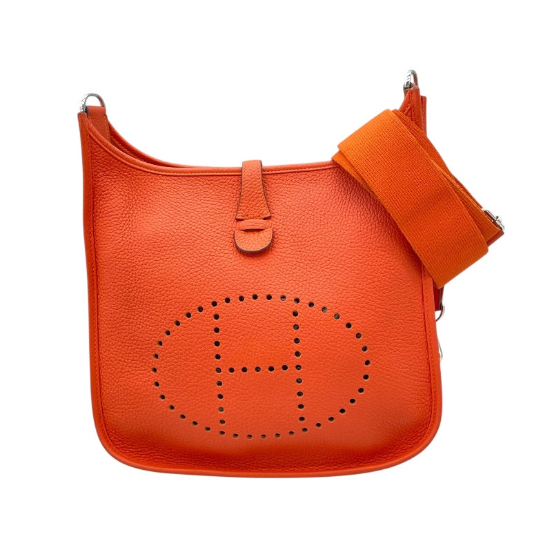 エルメス HERMES エヴリン3PM Y刻 オレンジポピー SV金具 トリヨン レディース ショルダーバッグ エルメス HERMES エヴリン3PM Y刻 オレンジポピー SV金具 トリヨン