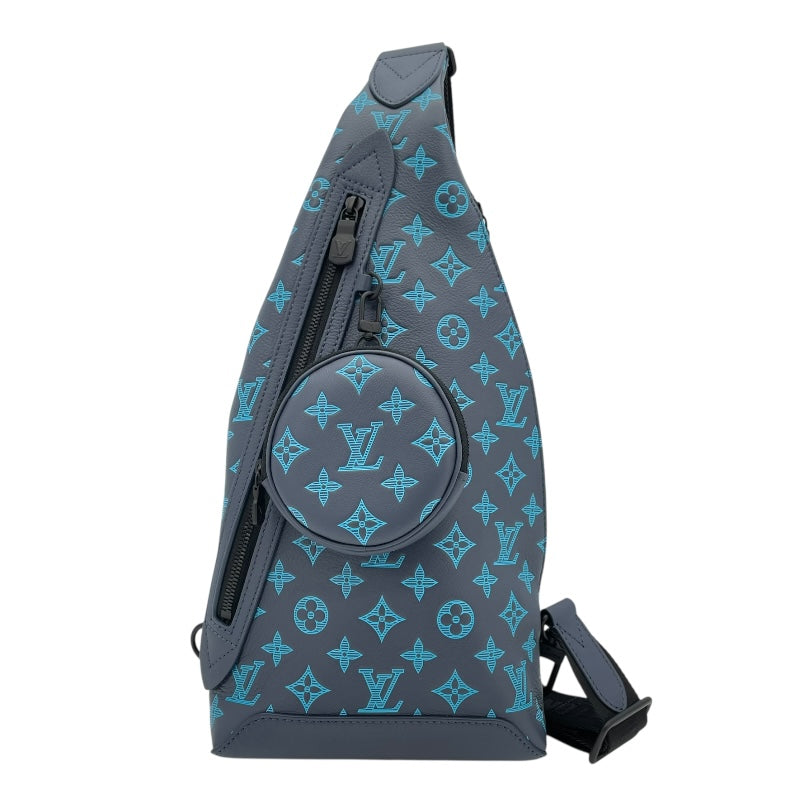 LOUIS VUITTON / モノグラムシャドウ デュオ・スリングバッグ LOUIS VUITTON ルイヴィトン バッグ メンズ モノグラムシャドウ