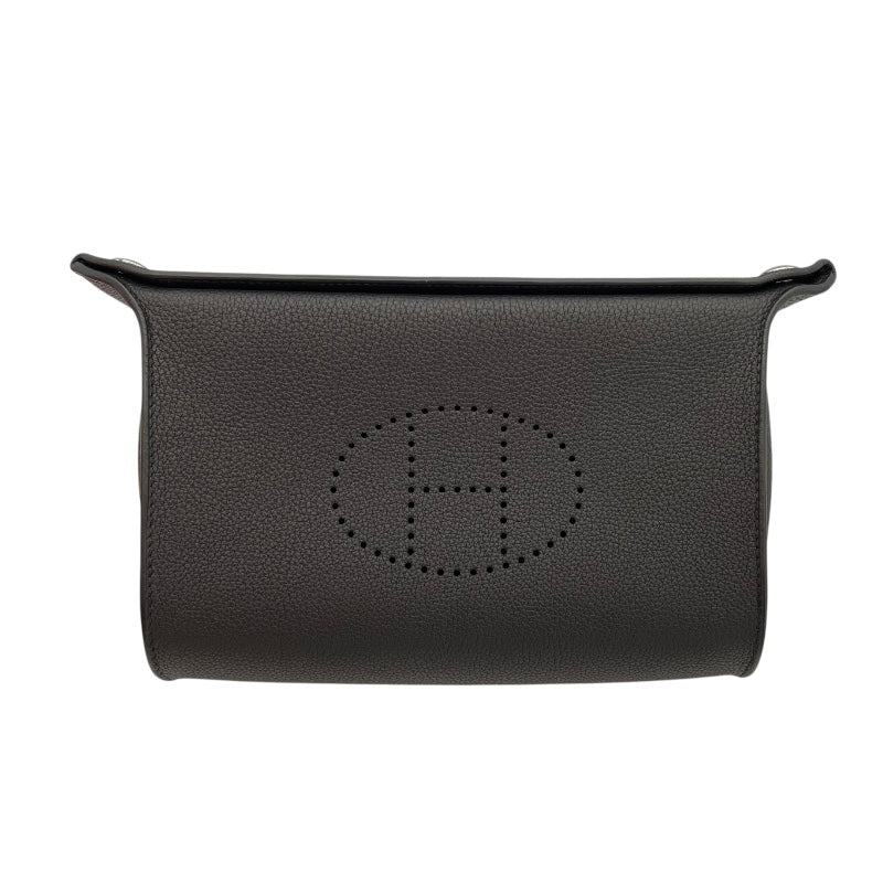 【2024年製造】エルメス　ヴィドポッシュ　W刻印　ミニ　トレイ　ブラック　小物 エルメス HERMES ヴィドポッシュ W刻印 ブラック SV金具 トゴ