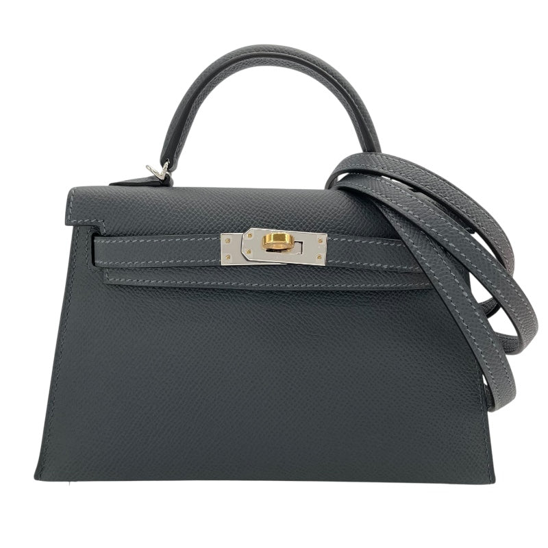 【ミニケリー】HERMES エルメス 空箱　付属品あり 68⚪︎ エルメス HERMES ミニケリー2 W刻 グリミスティ ゴールドx