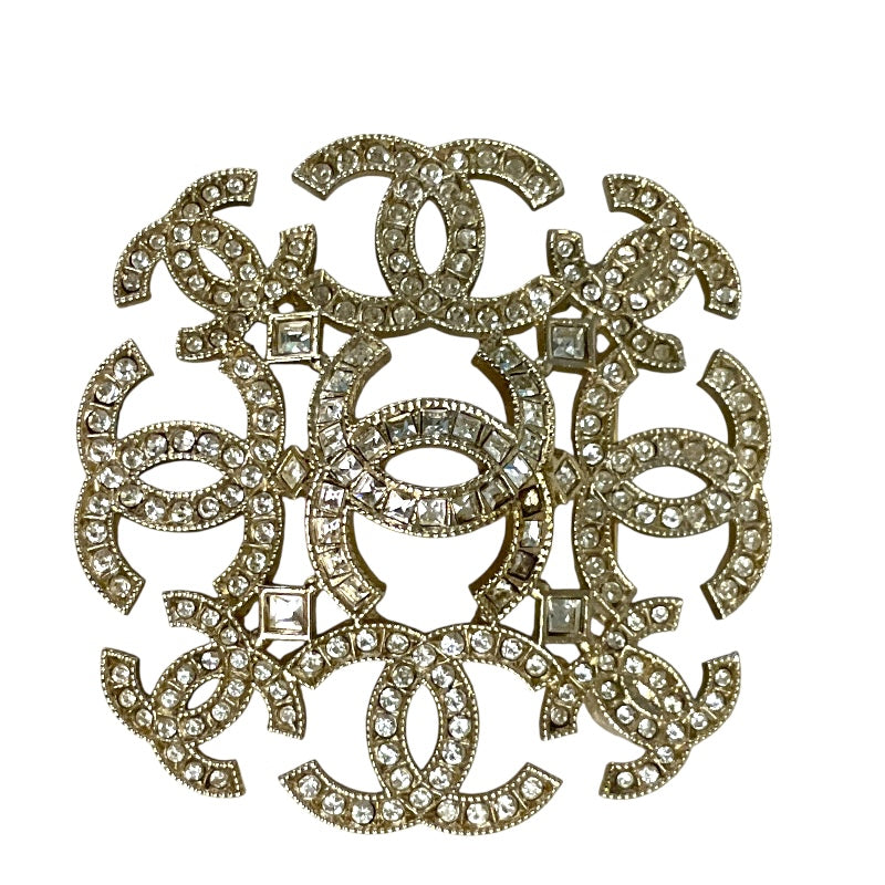 CHANEL シャネル ブローチ 金色 ゴールド ココマーク クローバー