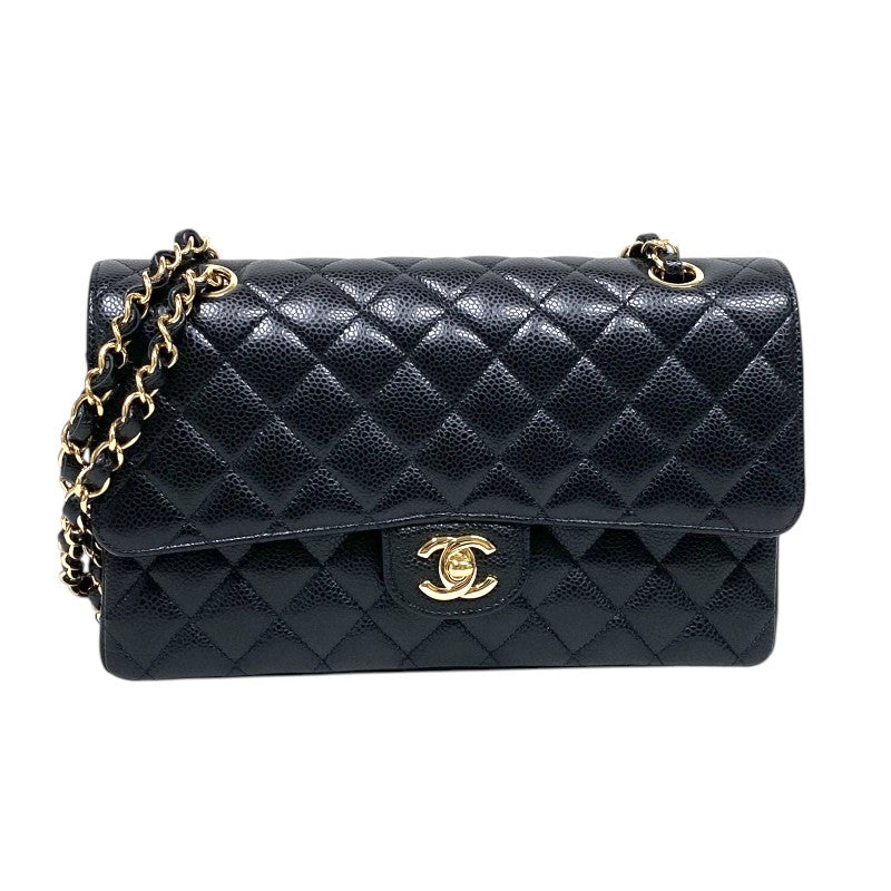 28番台✨美品✨ 入手困難シャネル　マトラッセ　キャビアスキン25CM シャネル(CHANEL)/マトラッセ25/キャビアスキン/Wフラップ の