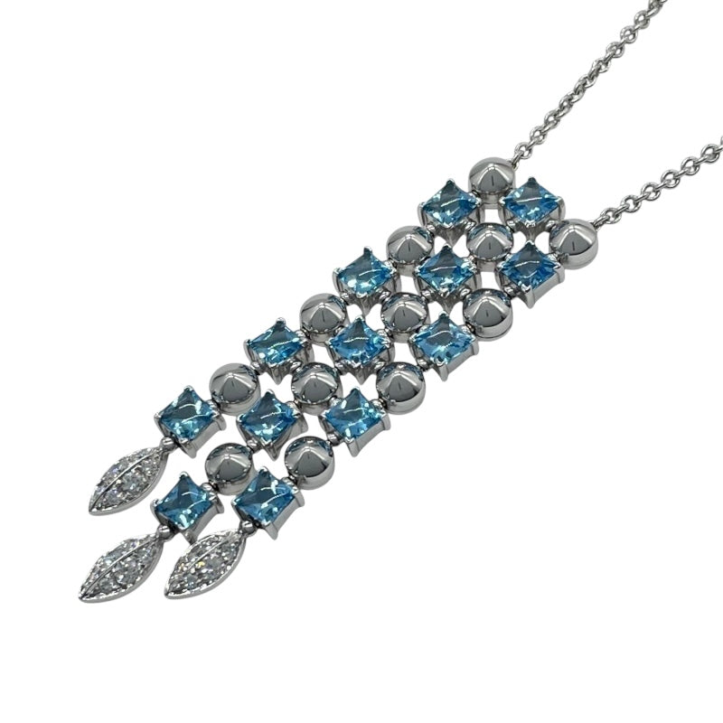 ブルガリ BVLGARI ルチアネックレス ホワイトゴールド 750