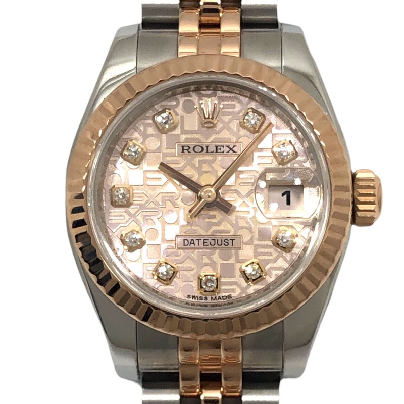ロレックス ROLEX デイトジャスト ランダム番 179171G ピンク