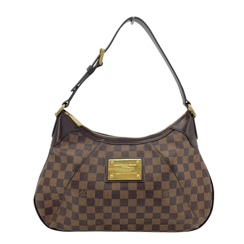 【LOUIS VUITTON】N48181 セミ ダミエ ルイ・ヴィトン LOUIS VUITTON テムズGM N48181 ブラウン ダミエ