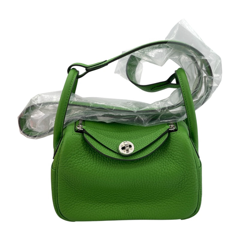 エルメス HERMES リンディミニ B刻印 ヴェールユッカ SV金具 トリヨン