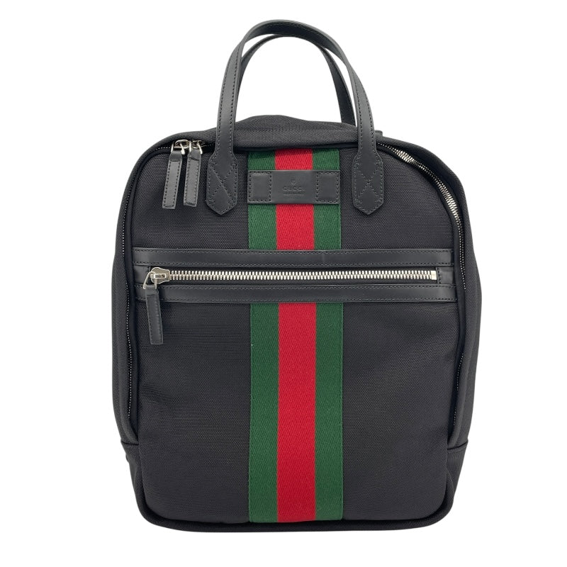 希少品 グッチ GUCCI バックパック ロゴ シェリーライン リュック グッチ GUCCI シェリーラインナイロンバックパック 619748