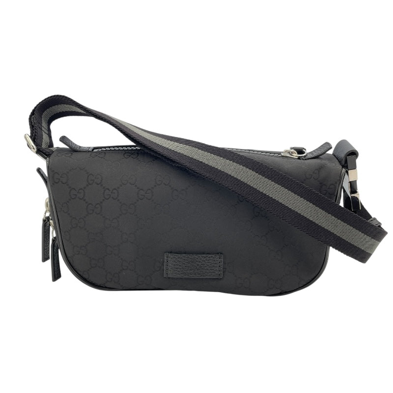 グッチ GUCCI ボディバッグ GGナイロン ブラック