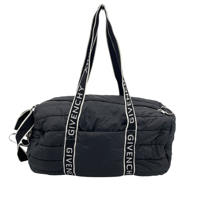 ジバンシィ　GIVENCHY　ロゴ柄　黒　ボストンバッグ ジバンシィ GIVENCHY ロゴモチーフ 2WAY ボストン ブラック
