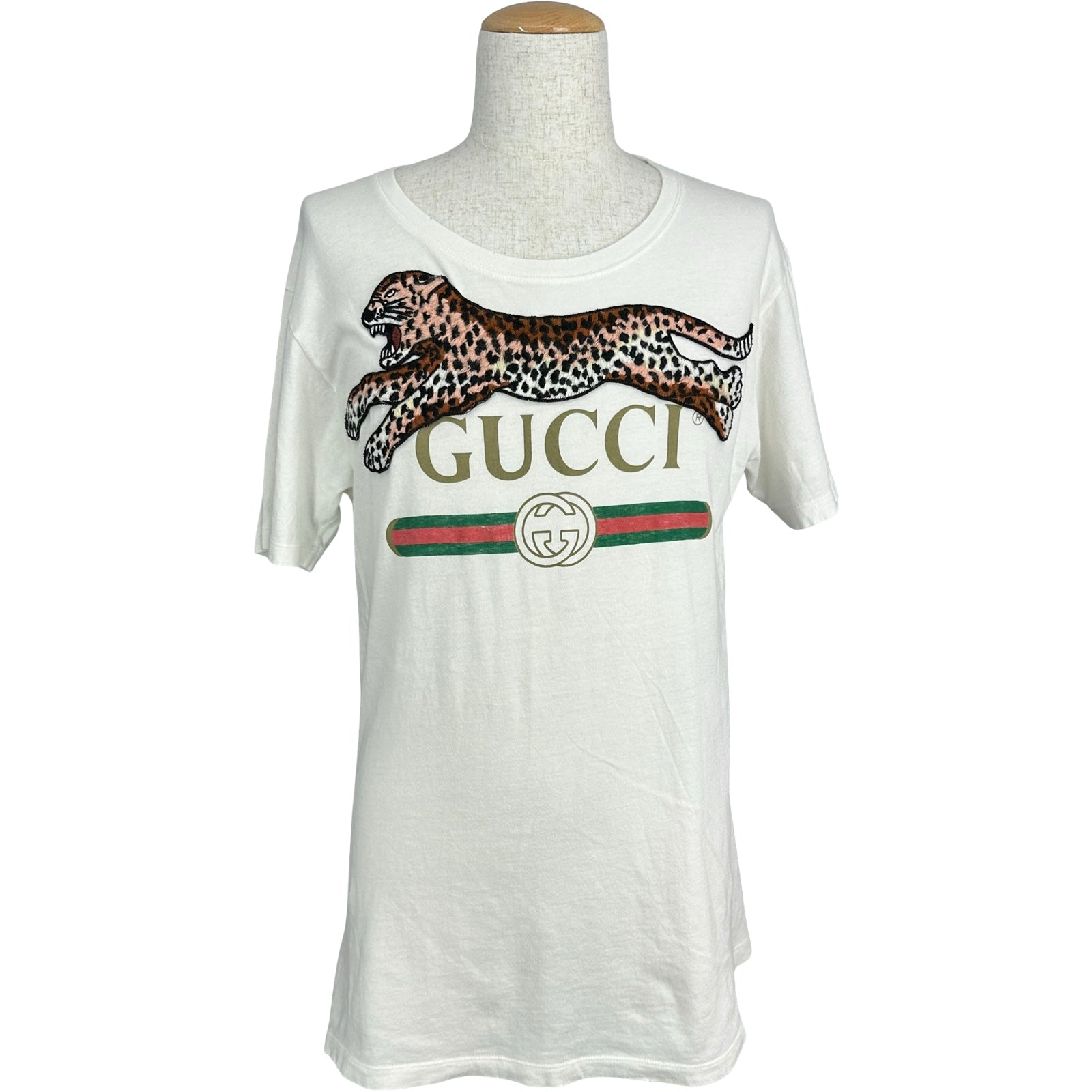 ロゴプリント GUCCI Tシャツ メンズ コットン ホワイト 493117 ロゴプリントTシャツ GUCCI グッチ ホワイト トップス