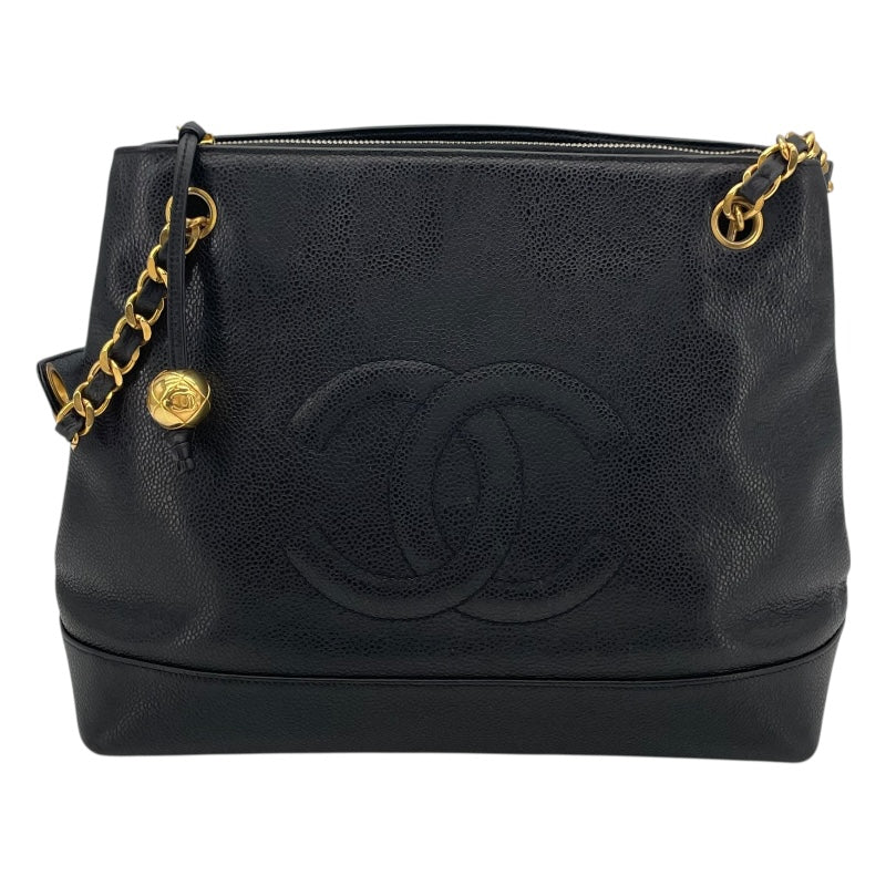 シャネル CHANEL ココマーク チェーンショルダー 2番台 ブラック