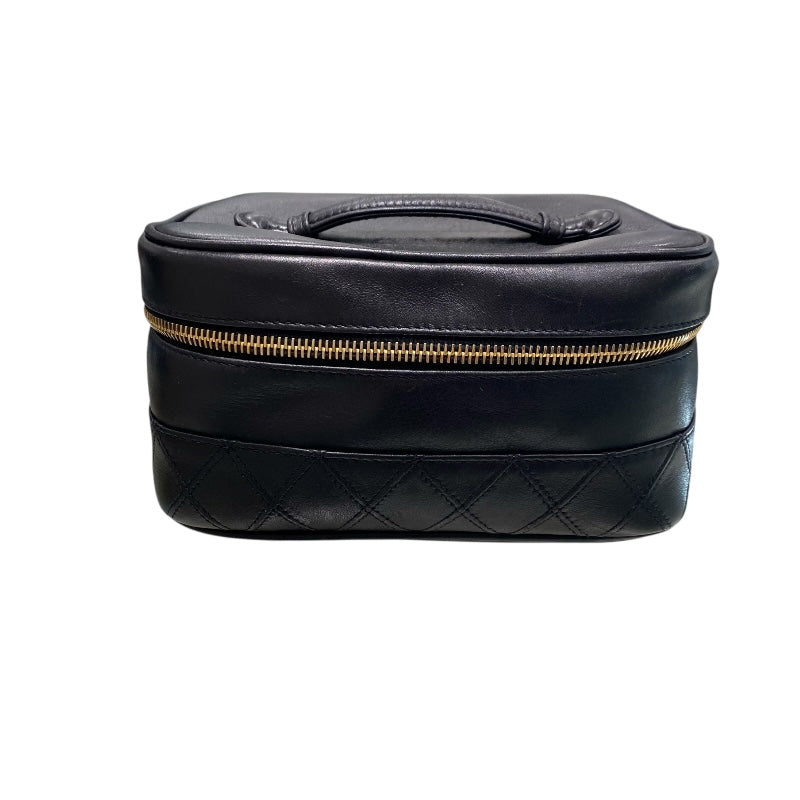 シャネル CHANEL バニティーバック 黒 ビコローレ シャネル CHANEL ビコローレ バニティバッグ A01618 ブラック/GD