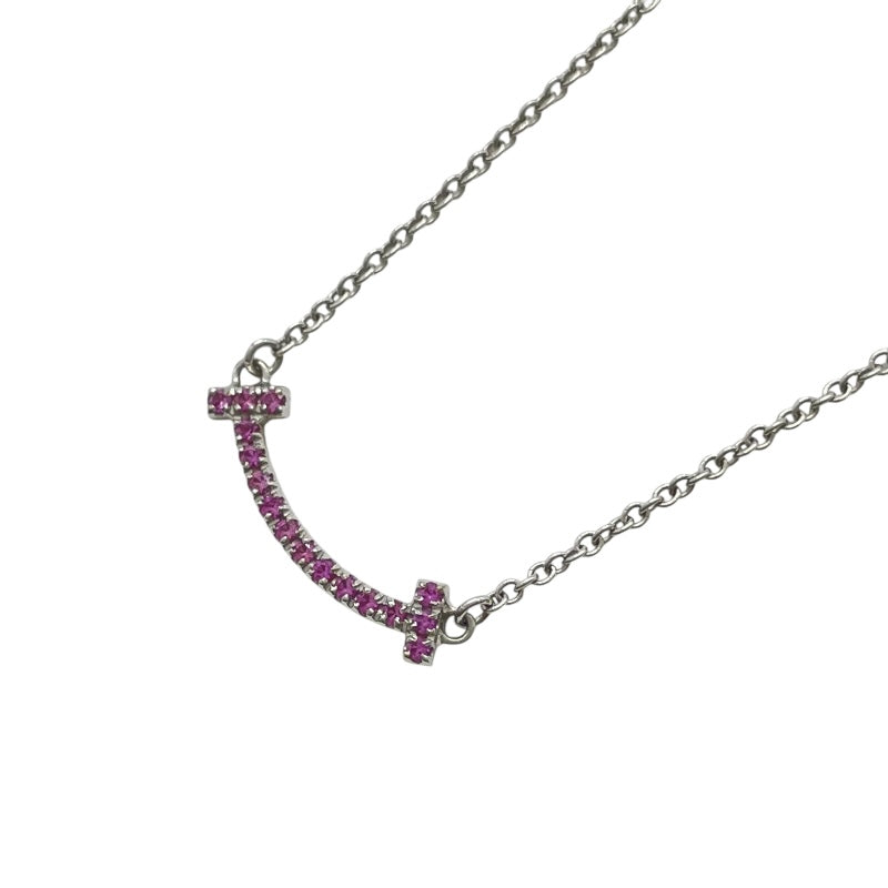 ティファニー TIFFANY＆CO Tスマイルネックレスミニ シルバー