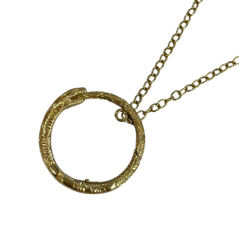 GUCCI　グッチ　ウロボロス　K18コンビ　ネックレス グッチ GUCCI ウロボロスネックレス ゴールド 750 ジュエリー