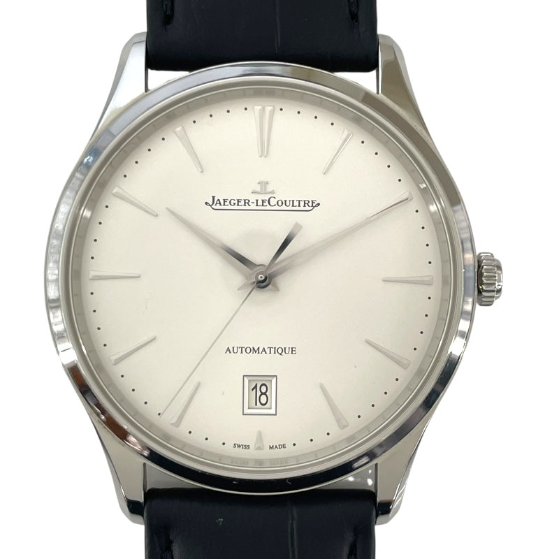 ジャガールクルト　手巻き腕時計　黒　レザーバンド Jaeger-LeCoultre - 本物 新品 ジャガールクルト 最高級