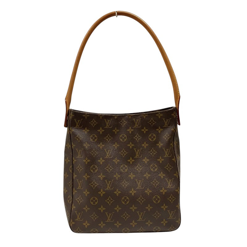 美品 ルイヴィトン M51145 モノグラムルーピングGM ショルダーバッグ 茶 ルイ・ヴィトン LOUIS VUITTON ルーピングGM M51145 モノグラム