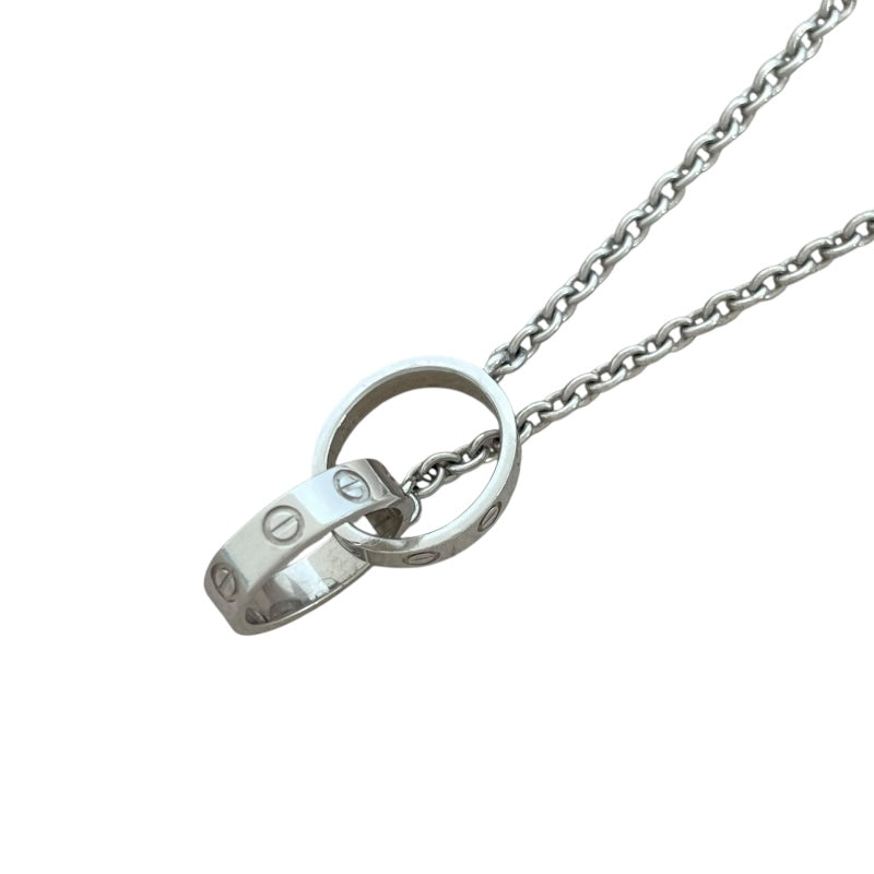カルティエ Cartier ベビーラブ ネックレス ホワイトゴールド 750
