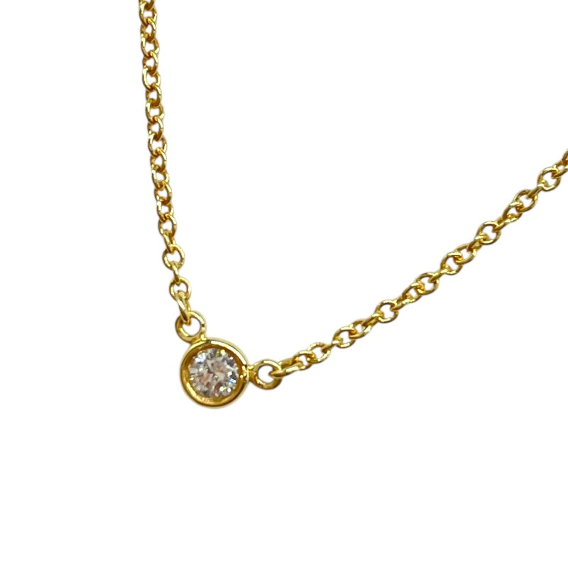 ティファニー バイザヤード ネックレス 750 ティファニー TIFFANY＆CO バイザヤードネックレス ゴールド 750