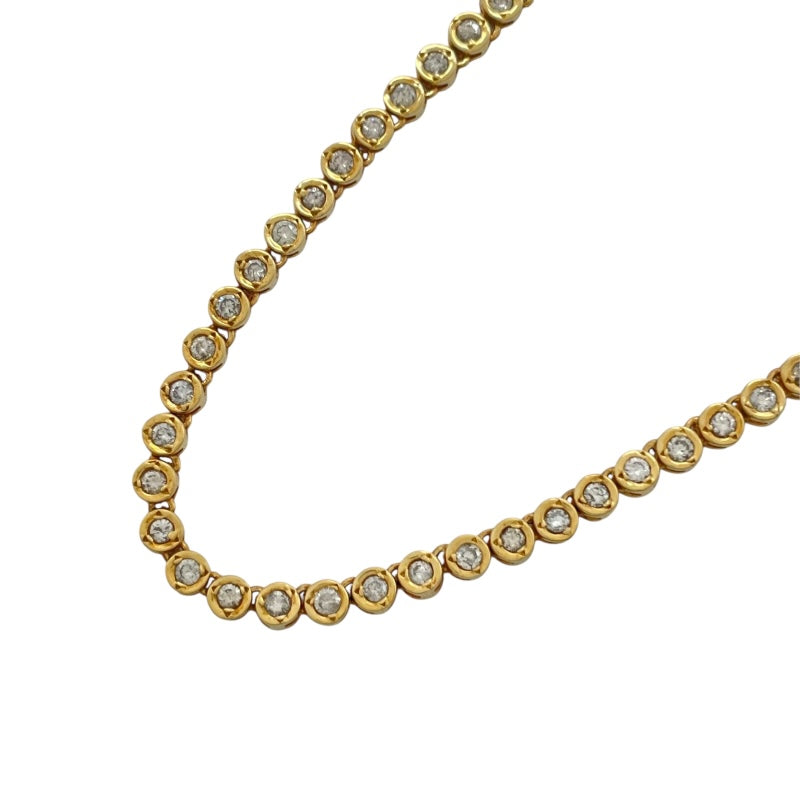 舐達麻着用 18k gp czダイヤ テニスネックレス ゴールド 舐達麻着用 18k gp 喜平 ネックレス ゴールドの通販 by $Buddha