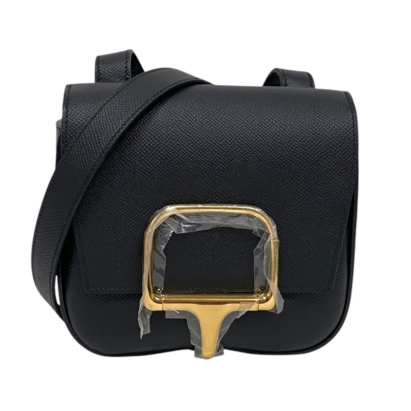 エルメス HERMES デッラカヴァッレリア ミニ B刻 ブラック ゴールド