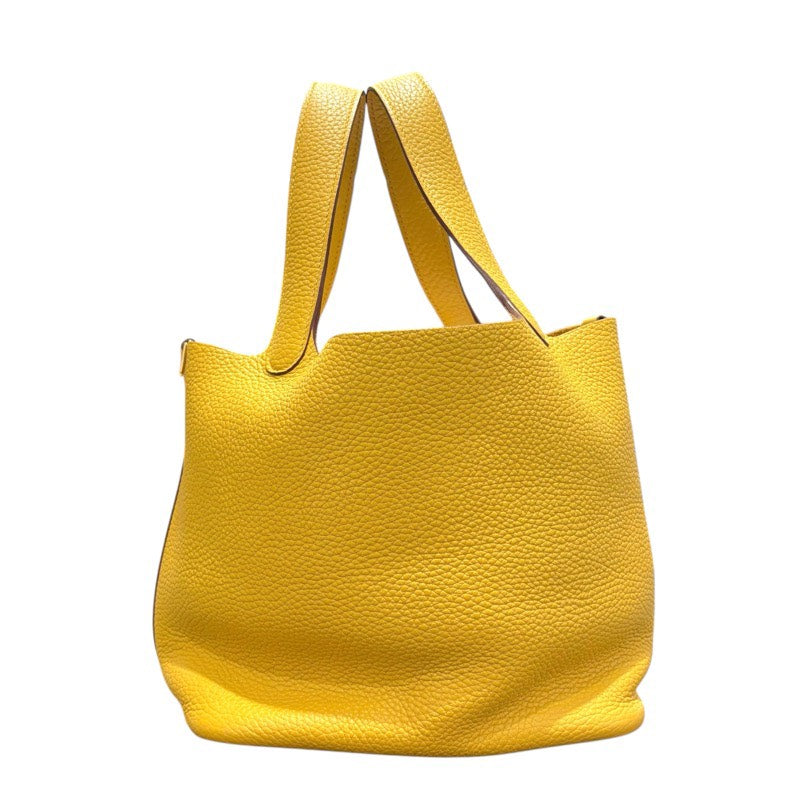 エルメス HERMES ピコタンロックMM □C刻 イエロー ゴールド金具