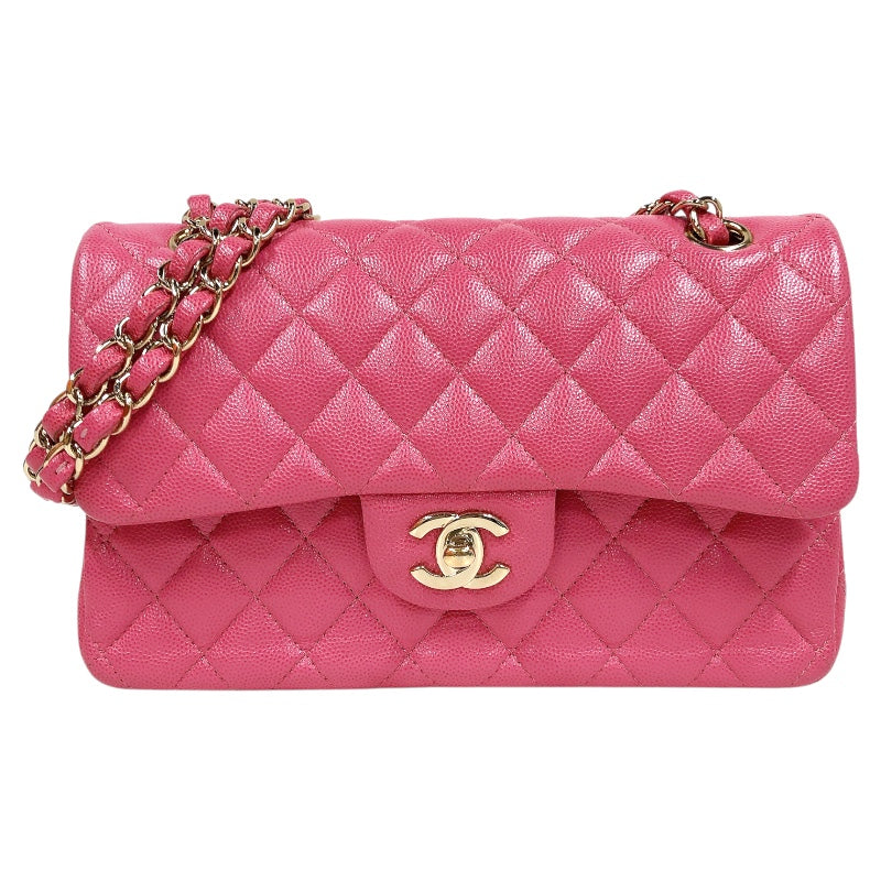 CHANEL ホーボーバッグ　マトラッセ　2023年製 ピンク シャネル CHANEL マトラッセ23 A01113 ピンク キャビア レディース