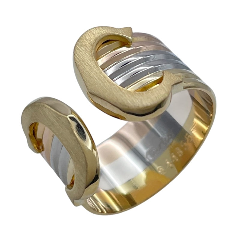 カルティエ 2C リング LM #55 750PG/WG/YG【22919】 楽天市場】Cartier カルティエ C ドゥ カルティエ 2C リング LM