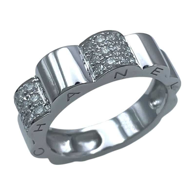 シャネル CHANEL プロフィールドカメリアダイヤリング ホワイト