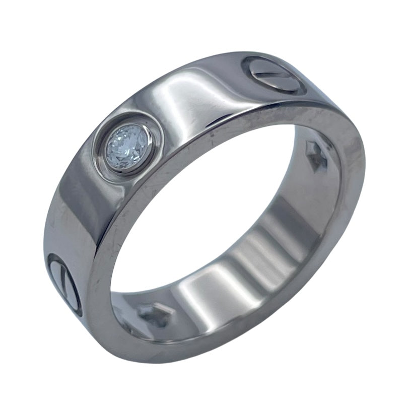 カルティエ Cartier ラブリングハーフダイヤ3P ホワイトゴールド 750