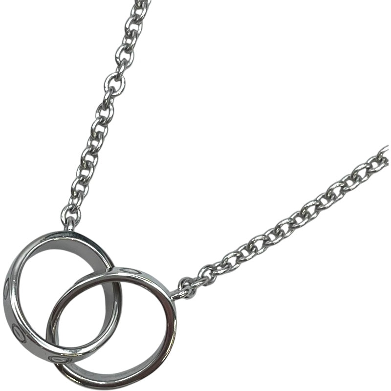 カルティエ 6Pダイヤ 750WG ベビーラブ チャーム ホワイトゴールド カルティエ Cartier ベビーラブネックレス ホワイトゴールド 750