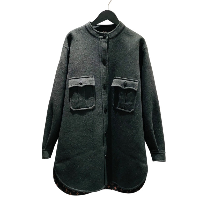 ルイ・ヴィトン LOUIS VUITTON ノーカラーウールコート FDJA34 ウール