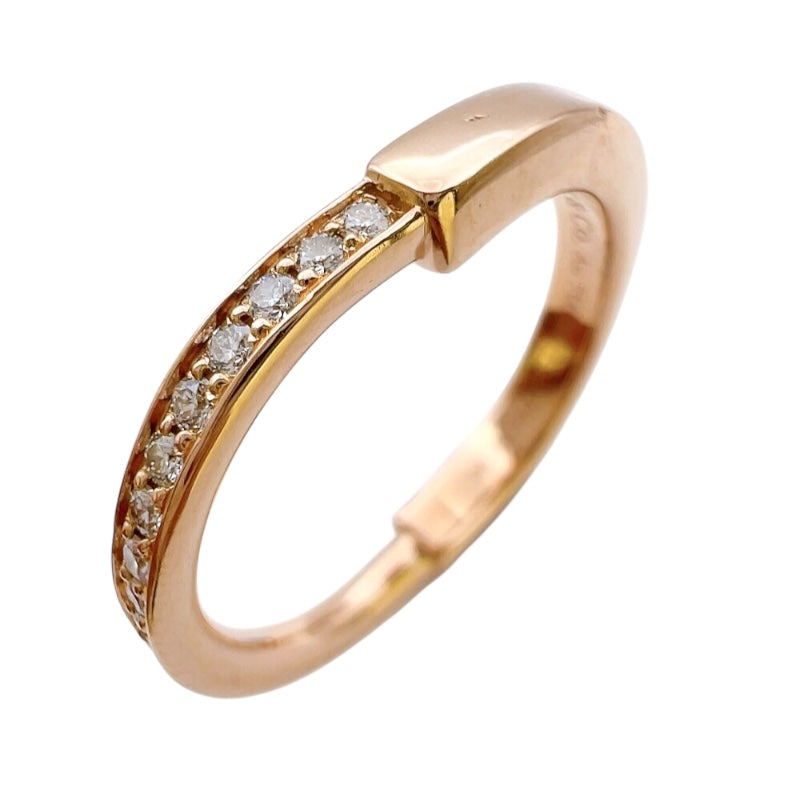 ティファニー TIFFANY＆CO ロックリングパヴェダイヤ ピンクゴールド