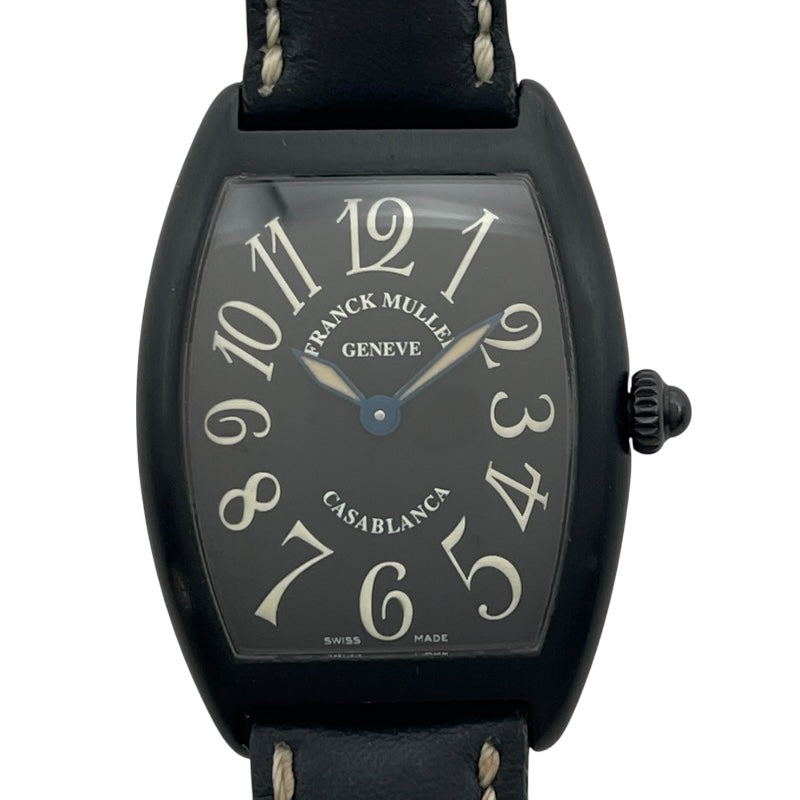 フランクミュラー FRANCK MULLER 1752QZ カサブランカ クォーツ レディース 美品 B#132947 FRANCK MULLER(フランクミュラー) 腕時計 トノーカーベックス 1752QZ