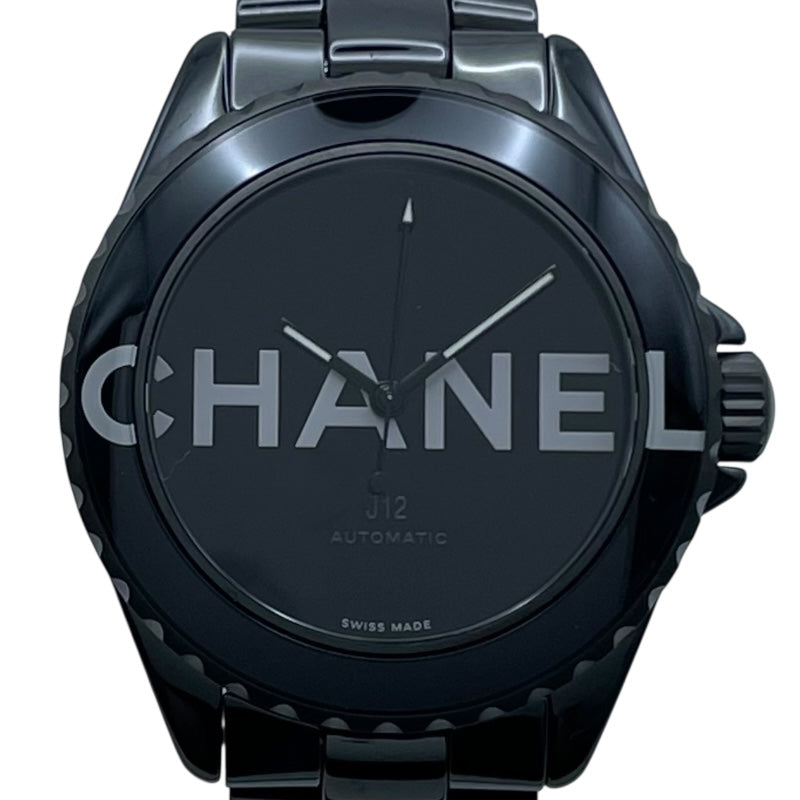 シャネル CHANEL J12 ウォンテッド ドゥ シャネル 38MM H7418 ブラック  