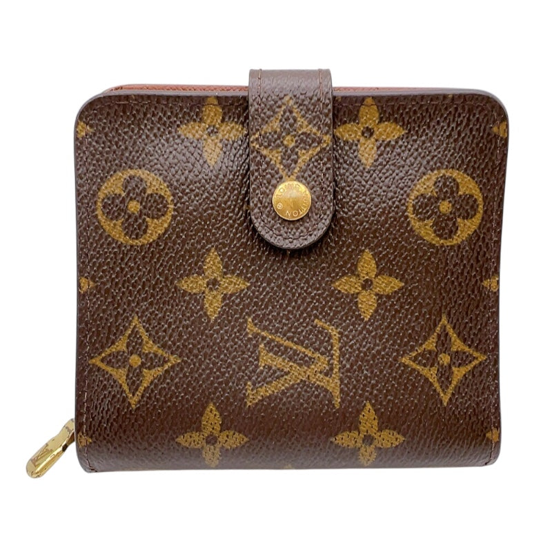 【moricyan♪】コンパクトジップ M61667 モノグラム 財布 ルイ・ヴィトン LOUIS VUITTON コンパクトジップ M61667