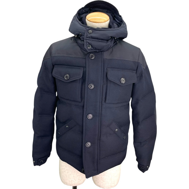 新品 MONCLER ネイビー ダウンジャケット MONCLER ネイビー ダウン