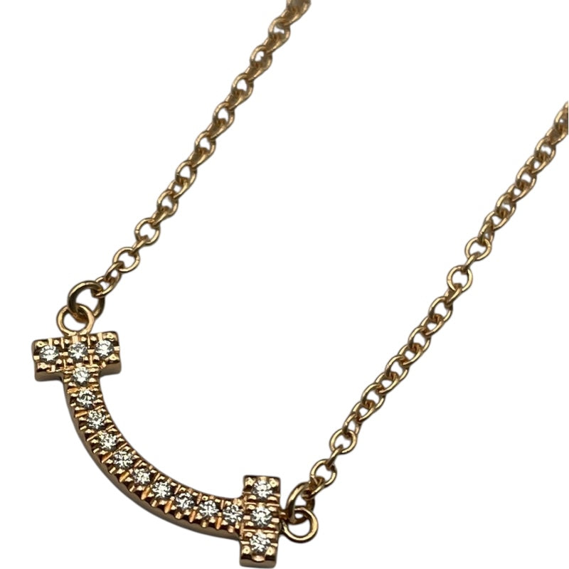 Tiffany & Co. Tスマイル(ミニ)ダイヤネックレス