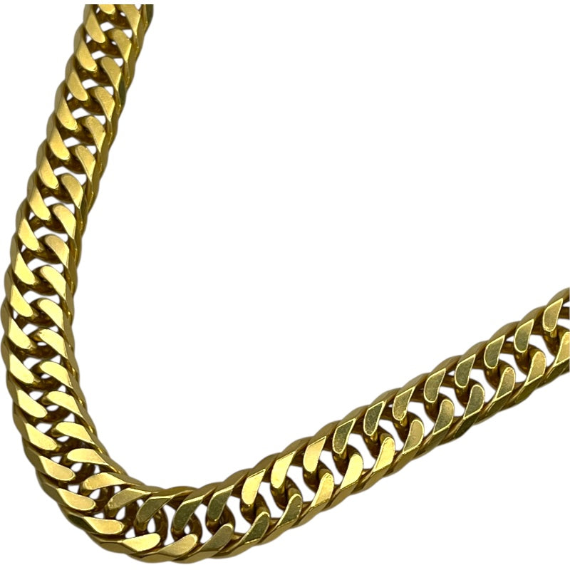 ⭐️純チタン ゴールドネックレス❗️6面トリプル 60cm kyasya_n585-gold