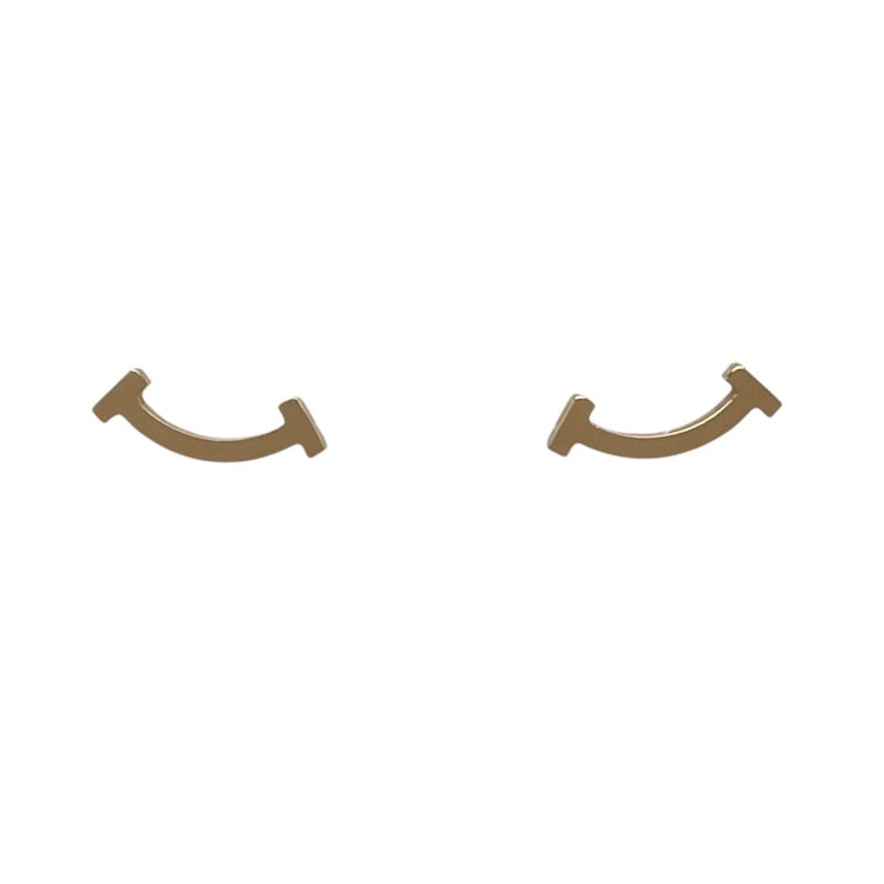 ティファニー TIFFANY＆CO Tスマイルピアス ミニ K18PG ジュエリー