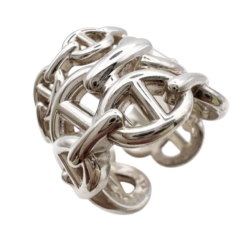 極美品！HERMES シェーヌダンクル アンシェネ リング シルバー #46 エルメス HERMES シェーヌダンクル アンシェネリング GM シルバー