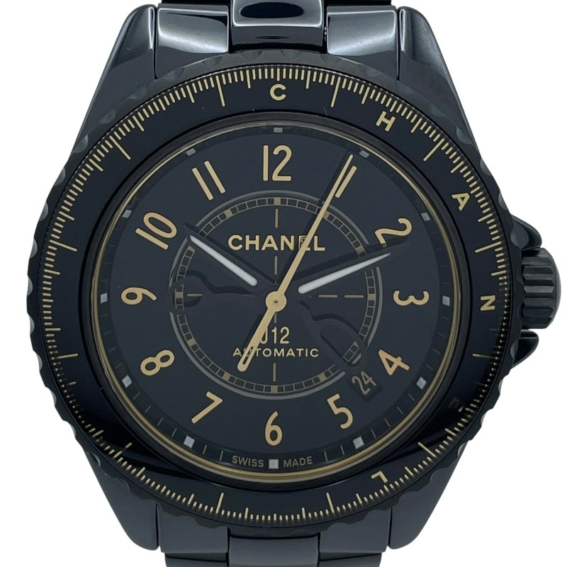 46.にー シャネル CHANEL J12 クチュール 38MM 世界555本限定 H9762 ブラック