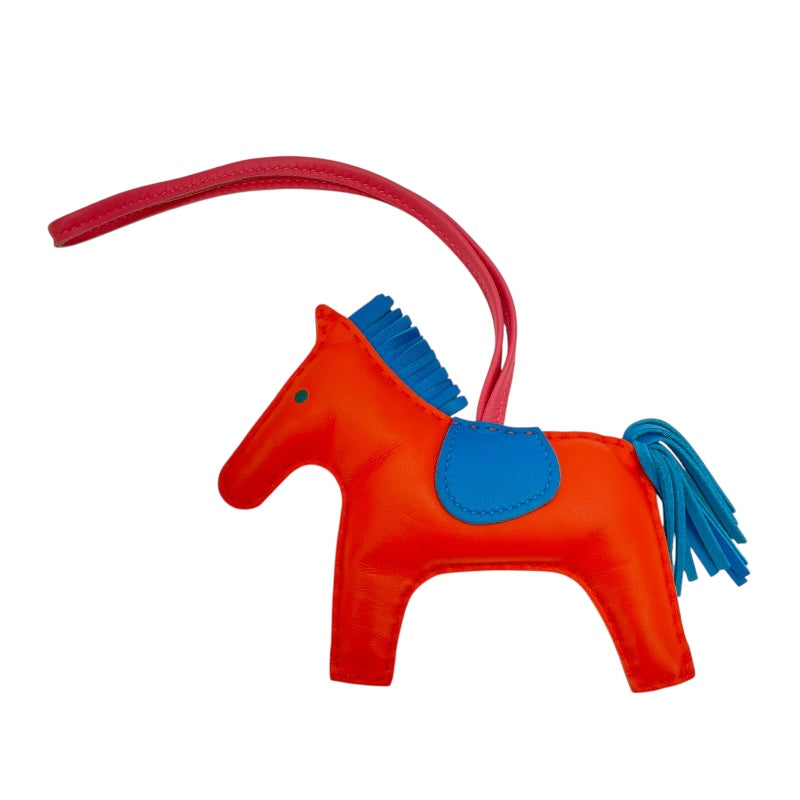 美品 正規品 HERMES エルメス ロデオチャーム PM レッド 美品 正規品 HERMES エルメス ロデオチャーム PM レッド