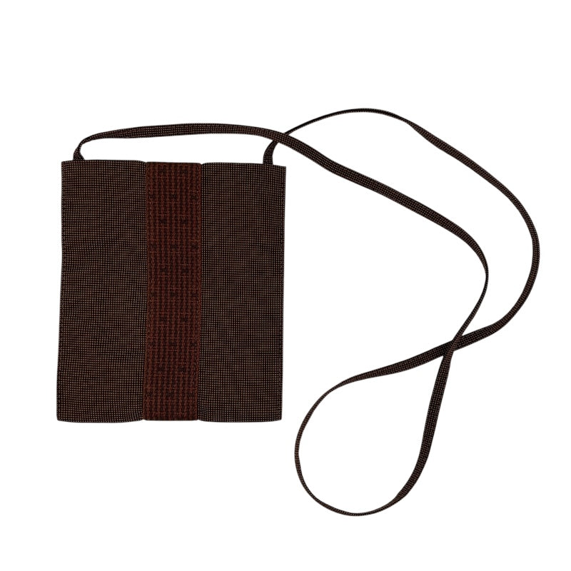 エルメス HERMES エールラインポシェット ブラウン トワル レディース